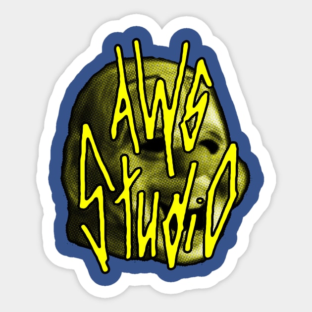 AWS Studio - clown yellow Sticker by AWSchmit